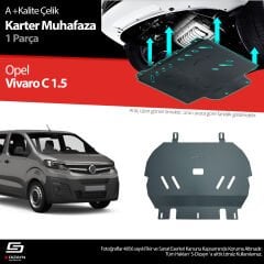 Opel Vivaro 1.5 Çelik Karter Muhafaza Koruma 2019 Üzeri