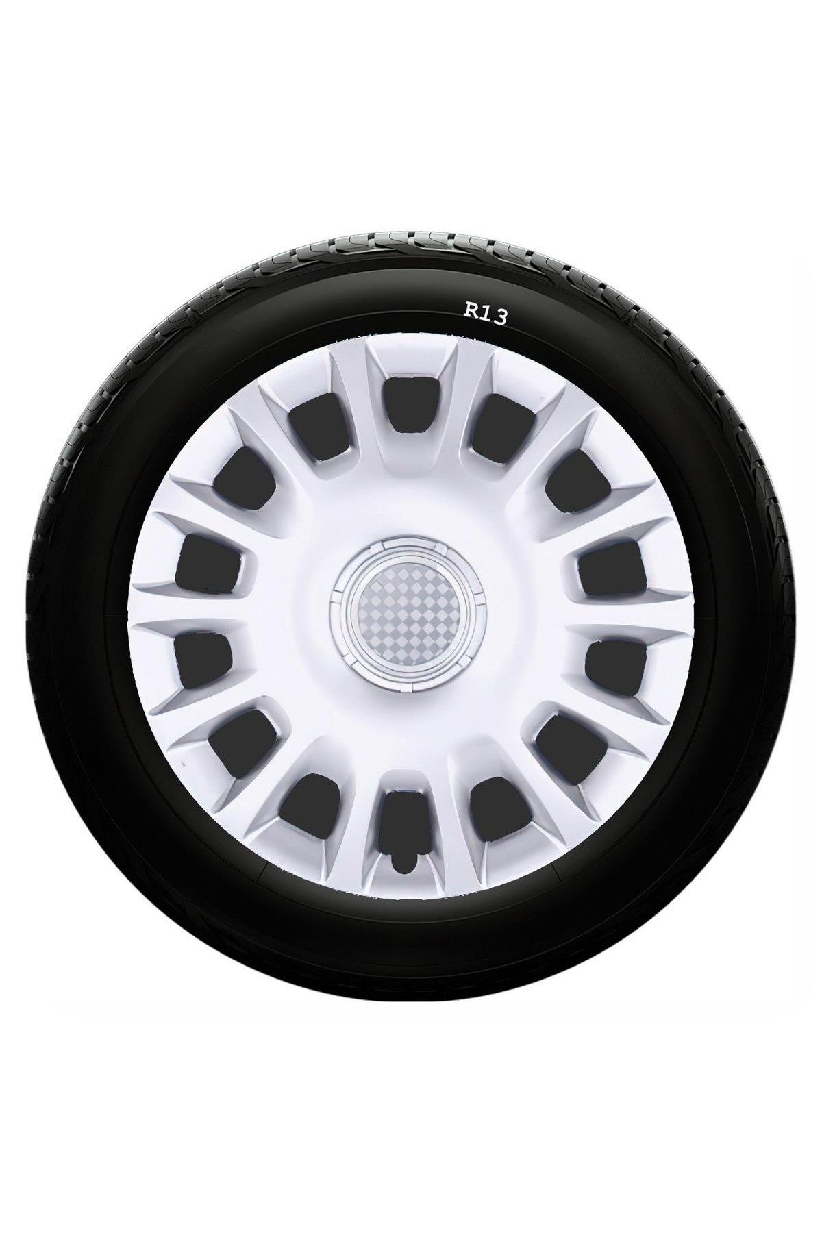 Ford Uyumlu 13 Inc Kırılmaz SKS Jant Kapağı 1 Takım 4 Adet No:109