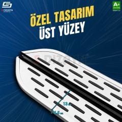 S-Dizayn Peugeot 2008 2 OEM Still Pro V1 Aluminyum Yan Basamak 183 Cm 2020 Üzeri