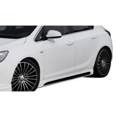 Opel Astra Uyumlu J Hatchback 2011 - 2015 Custom Yan Marşpiyel Seti (Plastik)