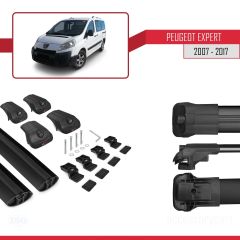 Peugeot Expert 2007-2017 Arası ile uyumlu ACE-1 Ara Atkı Tavan Barı SİYAH