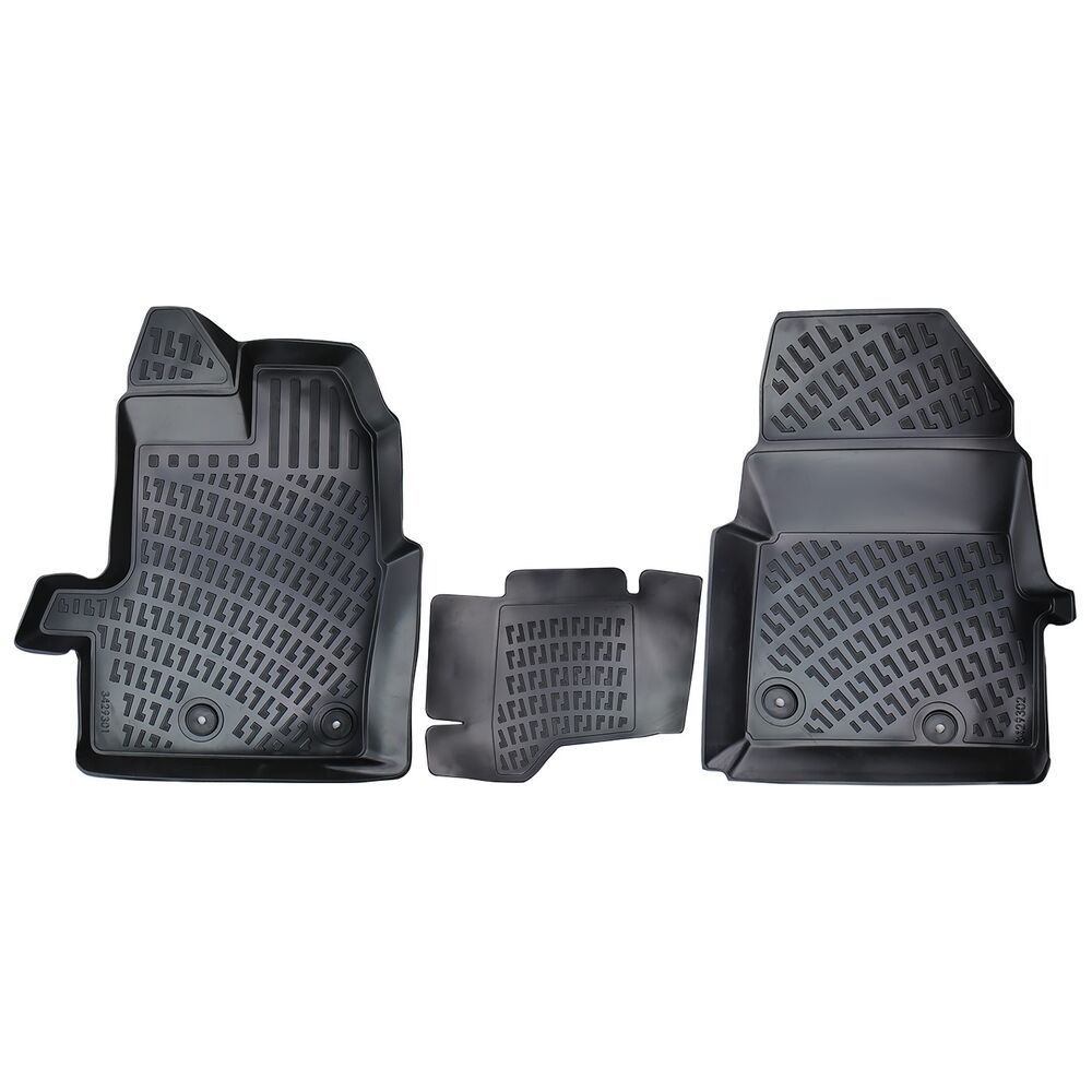 Ford Custom Uyumlu ( Kapalı Kasa ) 2012 Sonrası 3D Havuzlu Siyah Paspas