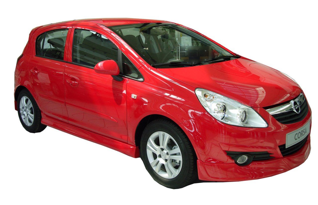 Opel Corsa Uyumlu D (2007-2015) Opc Line Yan Marşpiyel Seti (Plastik)