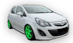 Opel Corsa Uyumlu D 2007 - 2015 Opc Yan Marşpiyel Seti (Plastik)