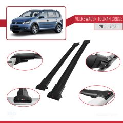 Volkswagen Touran CROSS 2010-2015 Arası ile uyumlu FLY Model Ara Atkı Tavan Barı SİYAH