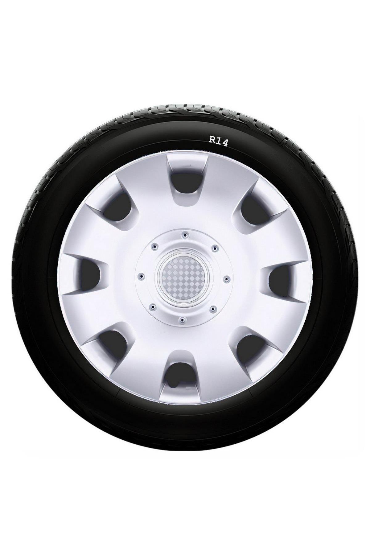 Ford Uyumlu 14 Inc Kırılmaz SKS Jant Kapağı 1 Takım 4 Adet No:209