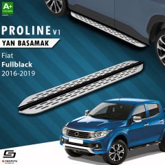 S-Dizayn Fiat Fullback OEM Still Pro V1 Aluminyum Yan Basamak 193 Cm 2016-2019