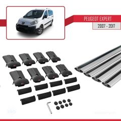 Peugeot Expert 2007-2017 Arası ile uyumlu FLY Model Ara Atkı Tavan Barı GRİ 4 ADET BAR