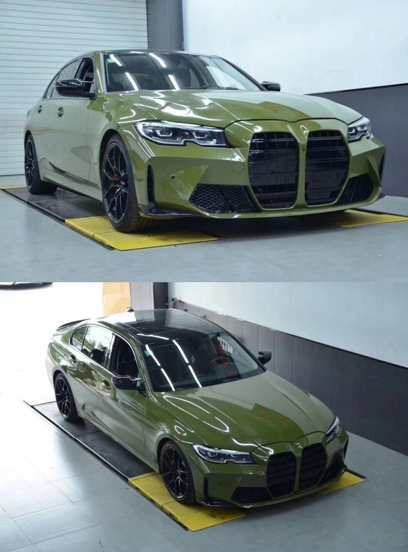 Bmw 3 Uyumlu Serisi 2019+ (G20) M3 Ön Tampon Panjur Seti
