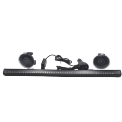 Çakar lamba 12-32v esnek model 44cm vantuzlu çakarlı mavi-kırmızı / LAPA544