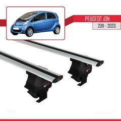 Peugeot ION 2011-2020 Arası ile uyumlu ACE-4 Ara Atkı Tavan Barı GRİ