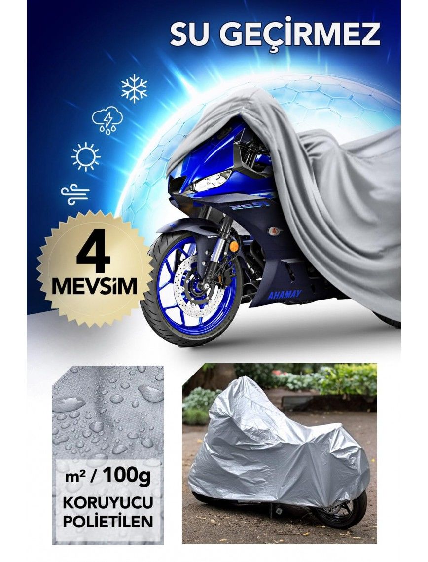 Motorsiklet Brandası Hyosung GD 250 R Uyumlu Lux Kalteli Seri