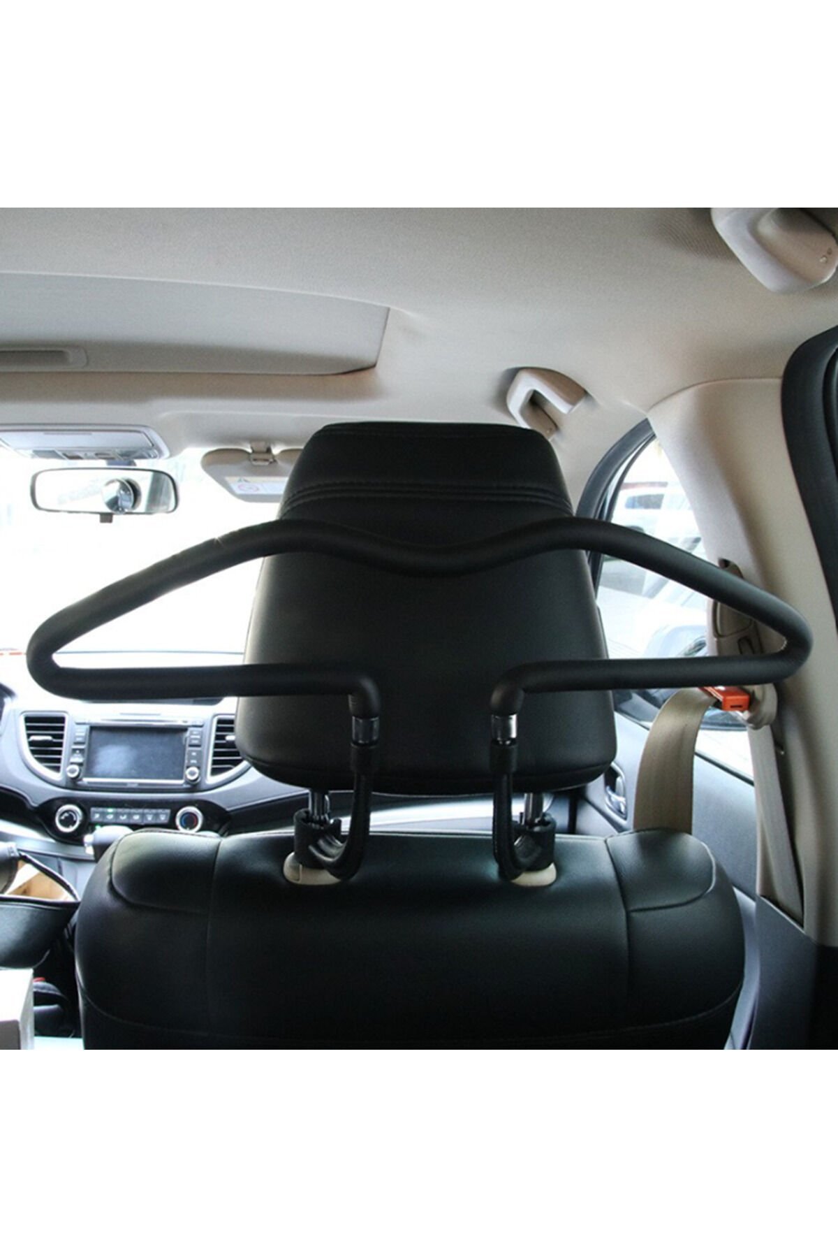 Oto Koltuk Arkası Elbise Askısı Metal Krom