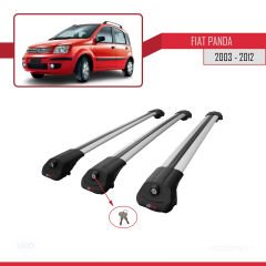 Fiat Panda 2003-2012 Arası ile uyumlu ACE-1 Ara Atkı Tavan Barı GRİ 3 ADET BAR