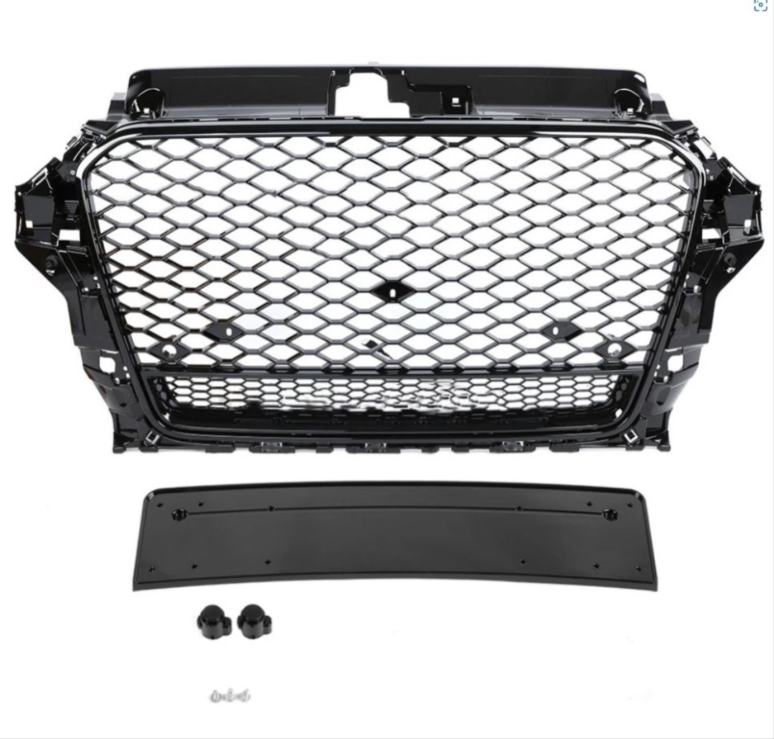 Audi A3 Uyumlu 2016-2020 Panjur Rs3 Full Siyah