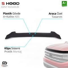 Mercedes Uyumlu Viano ABS Plastik Kaput Rüzgarlığı 2004-2010 A+Kalite