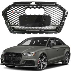 Audi A3 Uyumlu 2016-2020 Panjur Rs3 Siyah