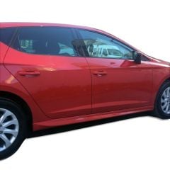 Seat Leon Uyumlu Mk3 5F (2013-2019) Aerodinamik Yan Marşpiyel Seti (Plastik)