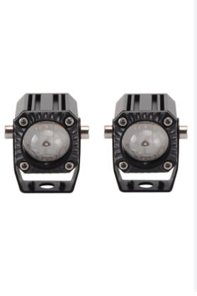 Offroad sis lambası beyaz-sarı 5.5 cm x 3.5 cm x 3.5 cm  10w 12-80v set / LASS348