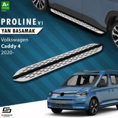 S-Dizayn VW Caddy 4 OEM Still Pro V1 Aluminyum Yan Basamak 193 Cm 2020 Üzeri