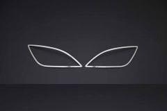 Hyundai i20 Krom Sis Farı Çerçevesi 2 Parça 2012-2014 Arası