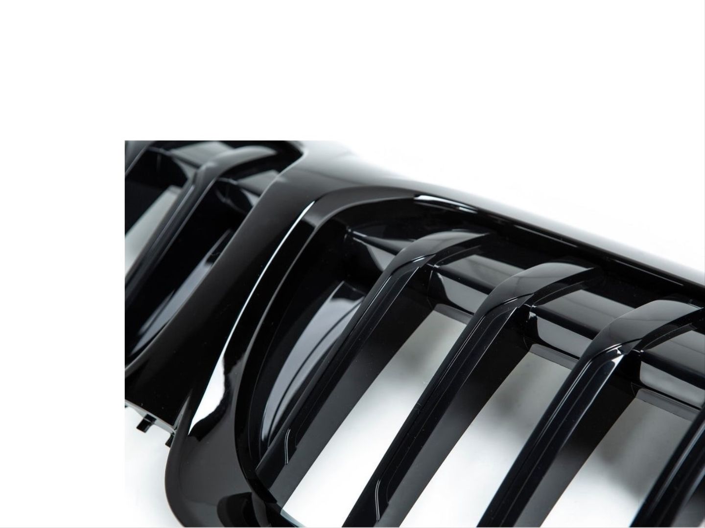 Bmw 3 Uyumlu Serisi G20 2019+ Böbrek Tek Cızgı Panjur - Piano Black