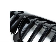 Bmw 3 Uyumlu Serisi G20 2019+ Böbrek Tek Cızgı Panjur - Piano Black