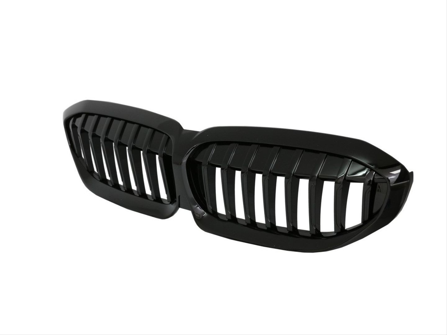 Bmw 3 Uyumlu Serisi G20 2019+ Böbrek Tek Cızgı Panjur - Piano Black