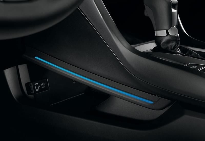 Honda Civic Uyumlu 2016 Fc5/S - Konsül, Alt Aydınlatma, Ambiance/Mavi Ay
