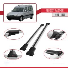 Peugeot Partner 1996-2003 Arası ile uyumlu FLY Model Ara Atkı Tavan Barı GRİ