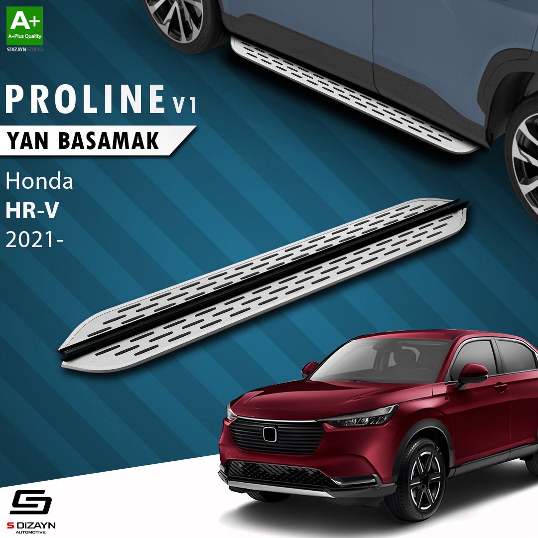 S-Dizayn Honda HR-V 3 OEM Still Pro V1 Aluminyum Yan Basamak 173 Cm 2021 Üzeri
