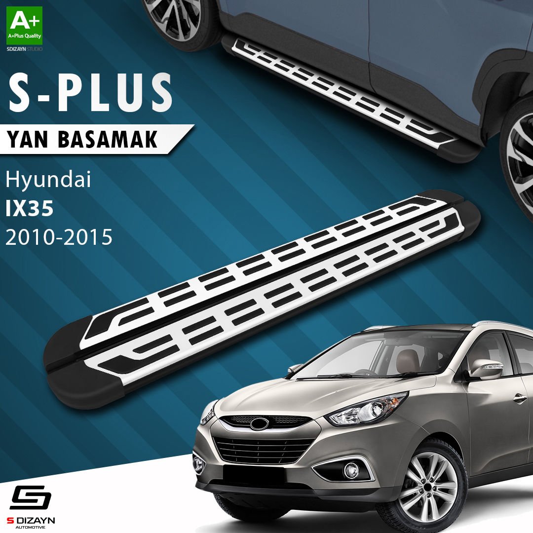 S-Dizayn Hyundai IX-35 S-Plus Gri Yan Basamak 173 Cm 2010-2015