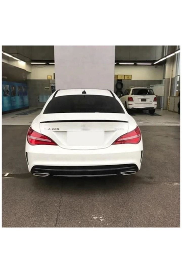 Mercedes W117 Uyumlu Cla 2013-2019 Spoiler - Piano Black (Parlak Siyah)
