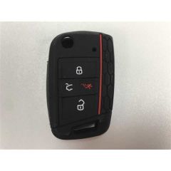 Volkswagen Sustalı Uyumlu Silikon Anahtar Kılıfı - Emoji