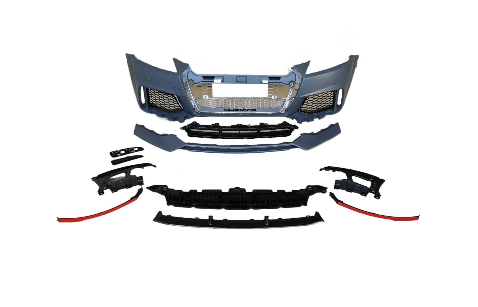 Audi 2015-2017 Uyumlu Audi TT İçin Uyumlu Ters Ön Tampon Panjur Set Parça