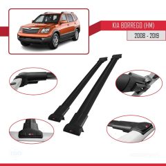 Kia Borrego (HM) 2008-2019 Arası ile Uyumlu FLY Model Ara Atkı Tavan Barı SİYAH
