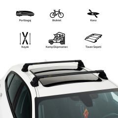 Bmw 1-series (f40) 2020-2024 Turtle Air3 Ara Atkı Siyah