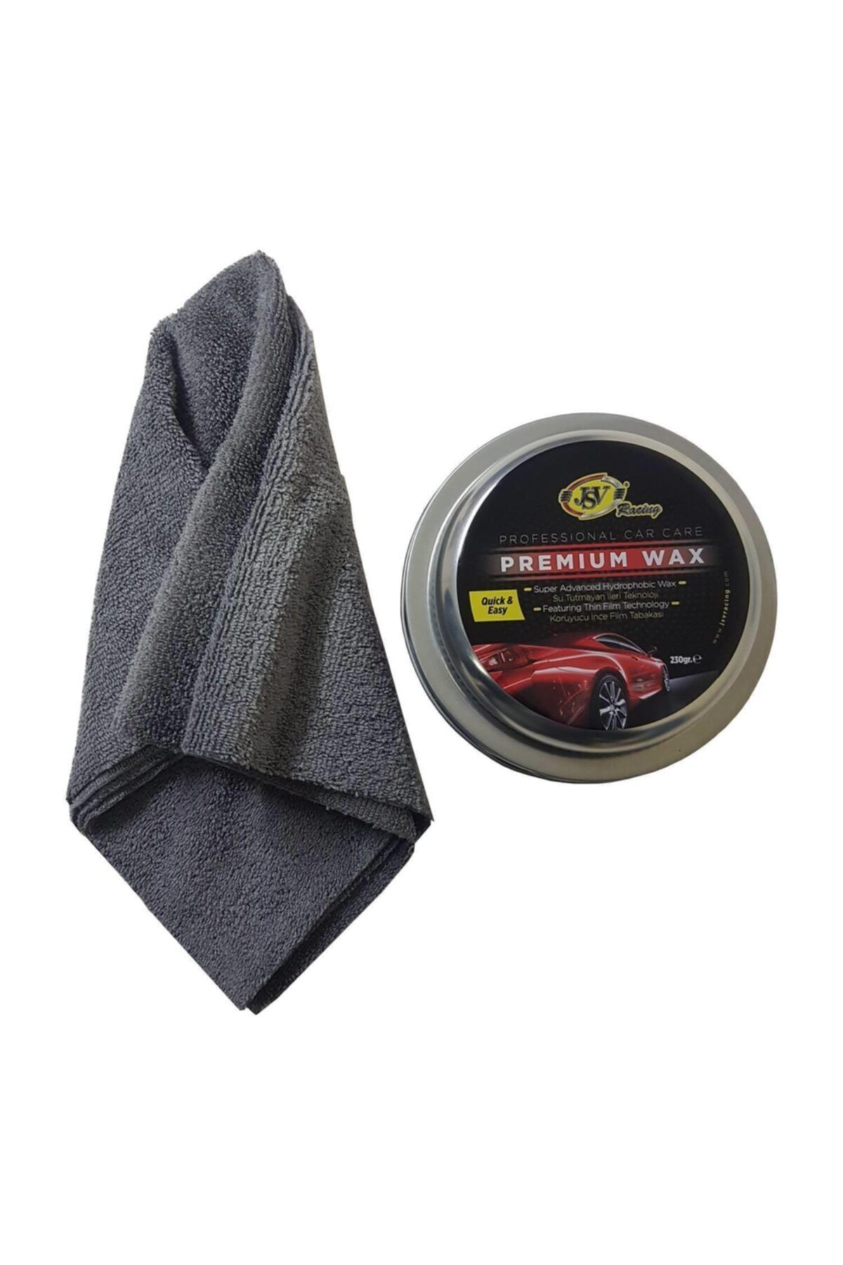 Wax Premium Oto Cila 230 Gr Mikrofiber Bezli