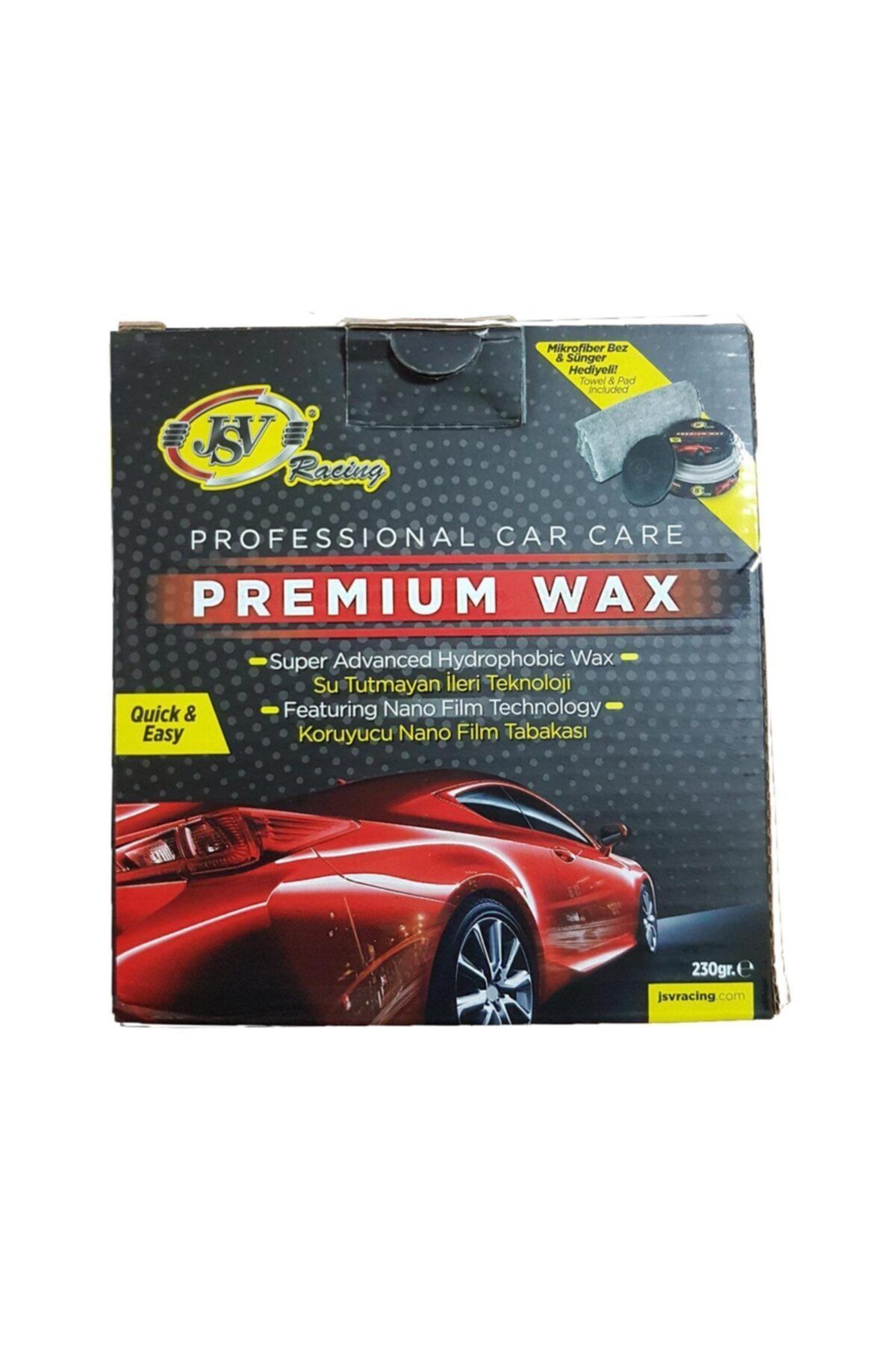 Wax Premium Oto Cila 230 Gr Mikrofiber Bezli