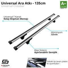 S-Dizayn Universal Standart Model Ara Atkı 135 Cm