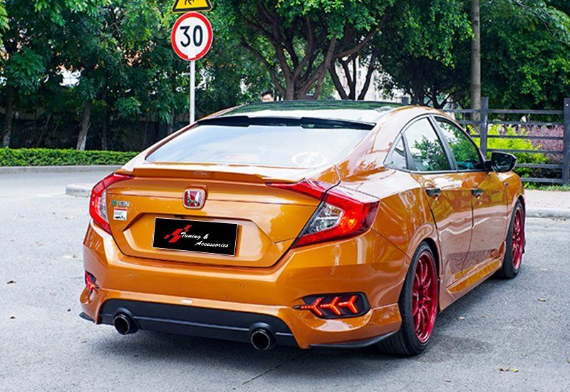 Honda Civic Uyumlu 2016 S - Spoiler, Bagaj Üzeri, Rs Twin, Ham Ürün, ABS