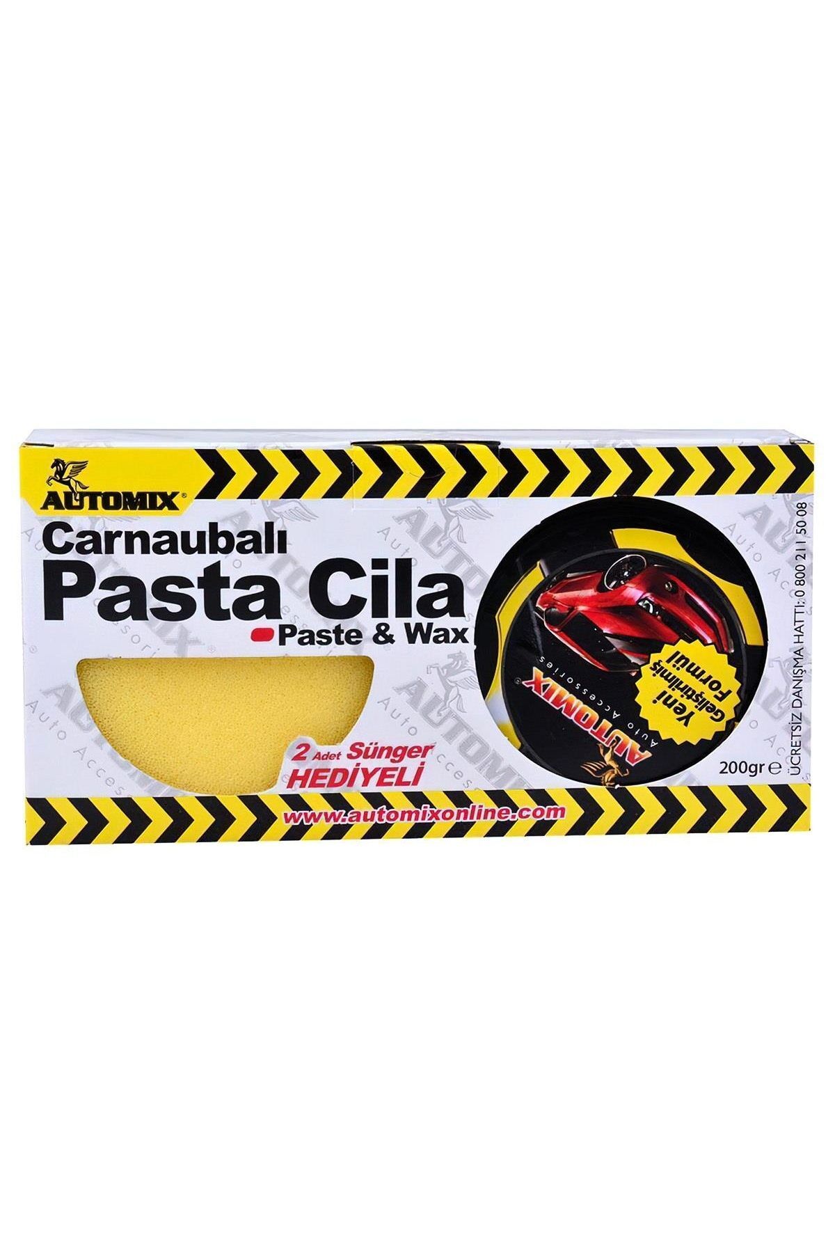 Oto Pasta Cila Carnubalı 200 Gr Sünger Hediyeli