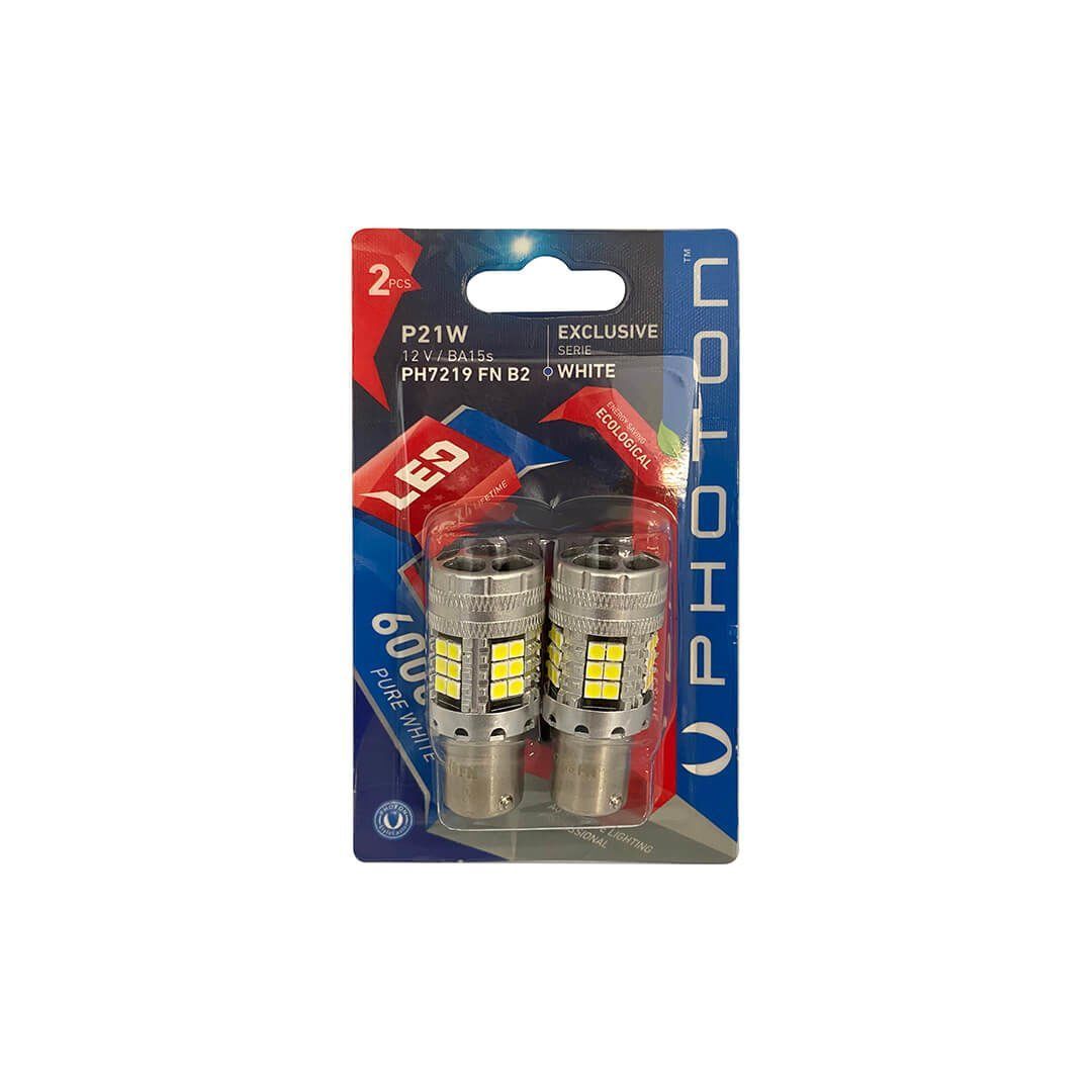 Photon P21W Uyumlu Beyaz Fanlı Blister