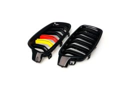 Bmw 3 Uyumlu Serisi F30 2012-2018 M3 Böbrek (Cift Cızgı Panjur) Alman Renk