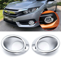 Honda Civic Uyumlu 2016 Sonrası Sis Lambası Kaplama Krom Parça