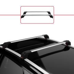 Suzuki Vitara / Escudo (LY) 2015 ve Sonrası ile uyumlu ACE-2 Ara Atkı Tavan Barı GRİ
