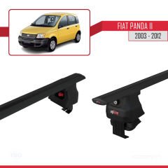 Fiat Panda II (169) 2003-2012 Arası ile uyumlu ACE-4 Ara Atkı Tavan Barı SİYAH