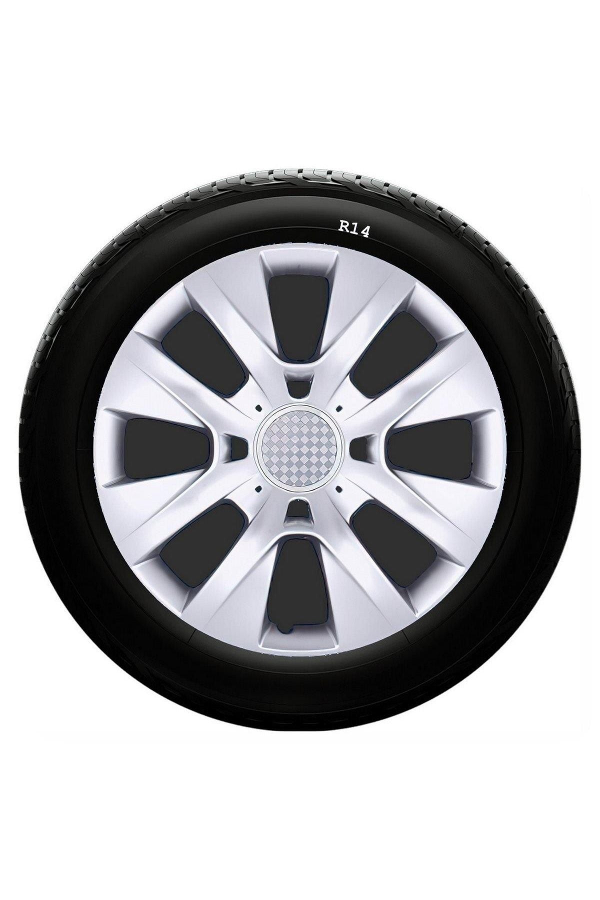 Seat Uyumlu 14 Inc Kırılmaz SKS Jant Kapağı 1 Takım 4 Adet No:225