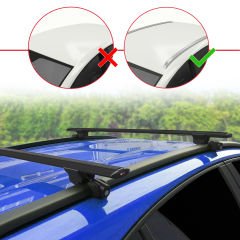 Bmw 3 Series Touring (E91) 2005-2011 Arası ile uyumlu HOOK Model Anahtar Kilitli Ara Atkı Tavan Barı SİYAH