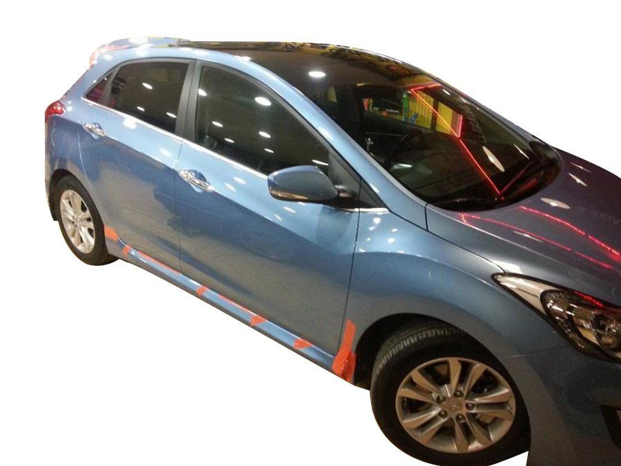 Hyundai İ30 Uyumlu (2011-2016) Custom Yan Marşpiyel Seti (Plastik)